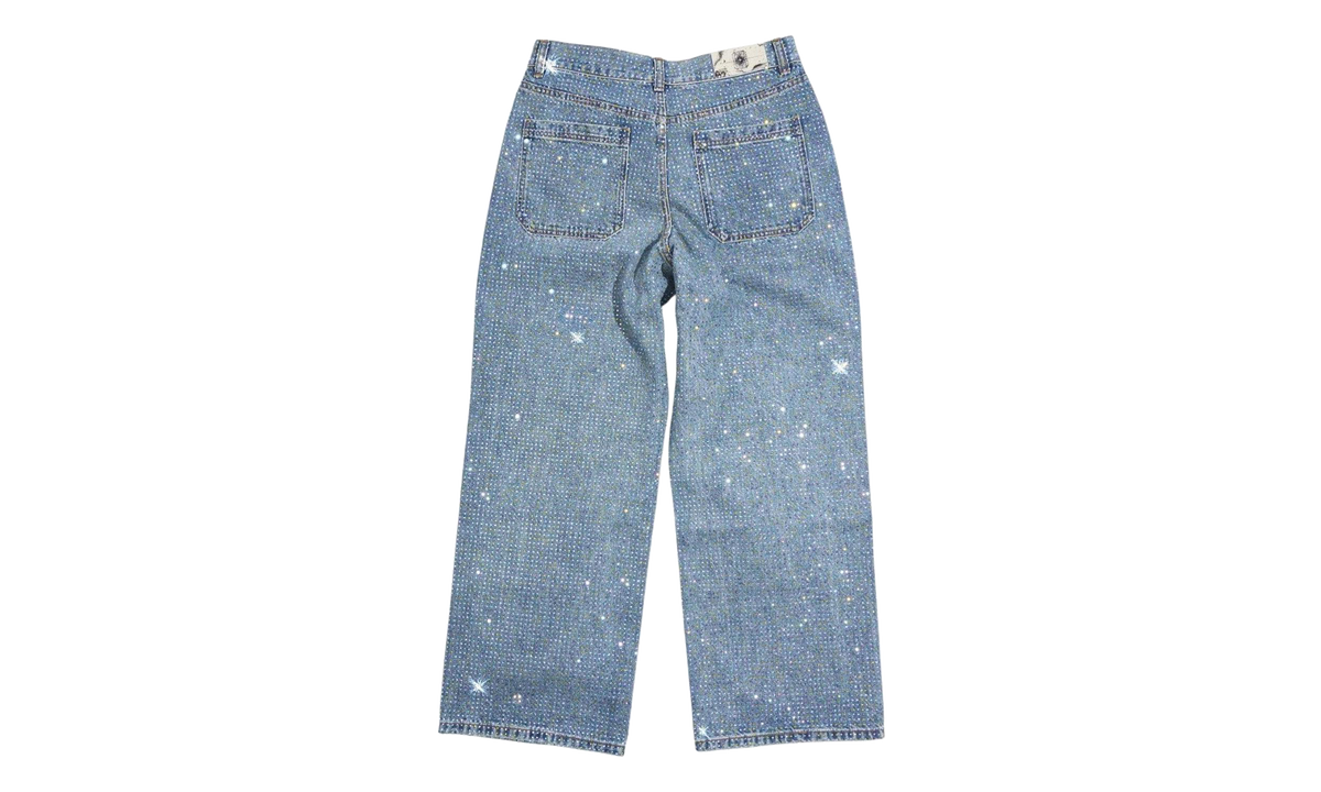 Graffiti Diamond Denim Jeans "Blue / Rhinestone" BC25FWPT14