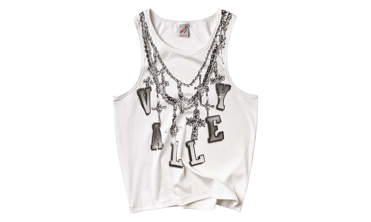 Chain Tank Top (2 Pack) "White" VAL467