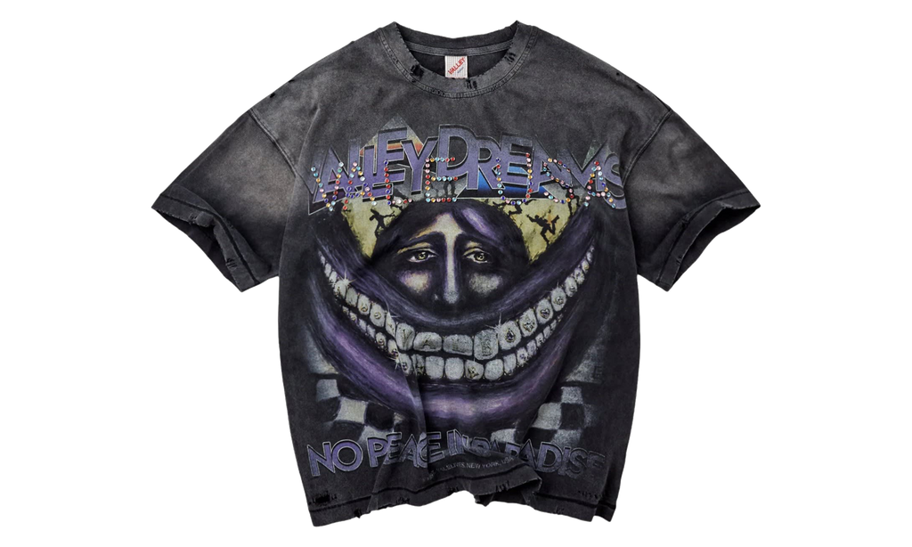 Smiley Face Tee "Black" VAL367