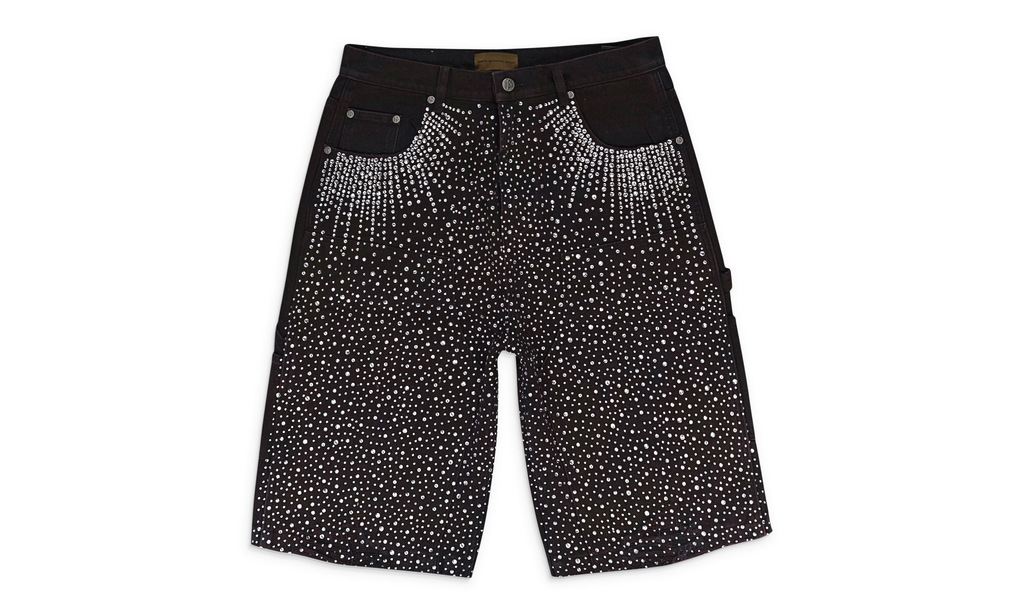 REDIAL 20K DIAMOND BLACK JORTS "Black / Rhinestone" BC24SSSP02_BLK