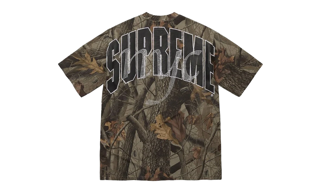 Rhinestone Script S/S Top "SS26 - Realtree Hardwoods Camo" SU27915