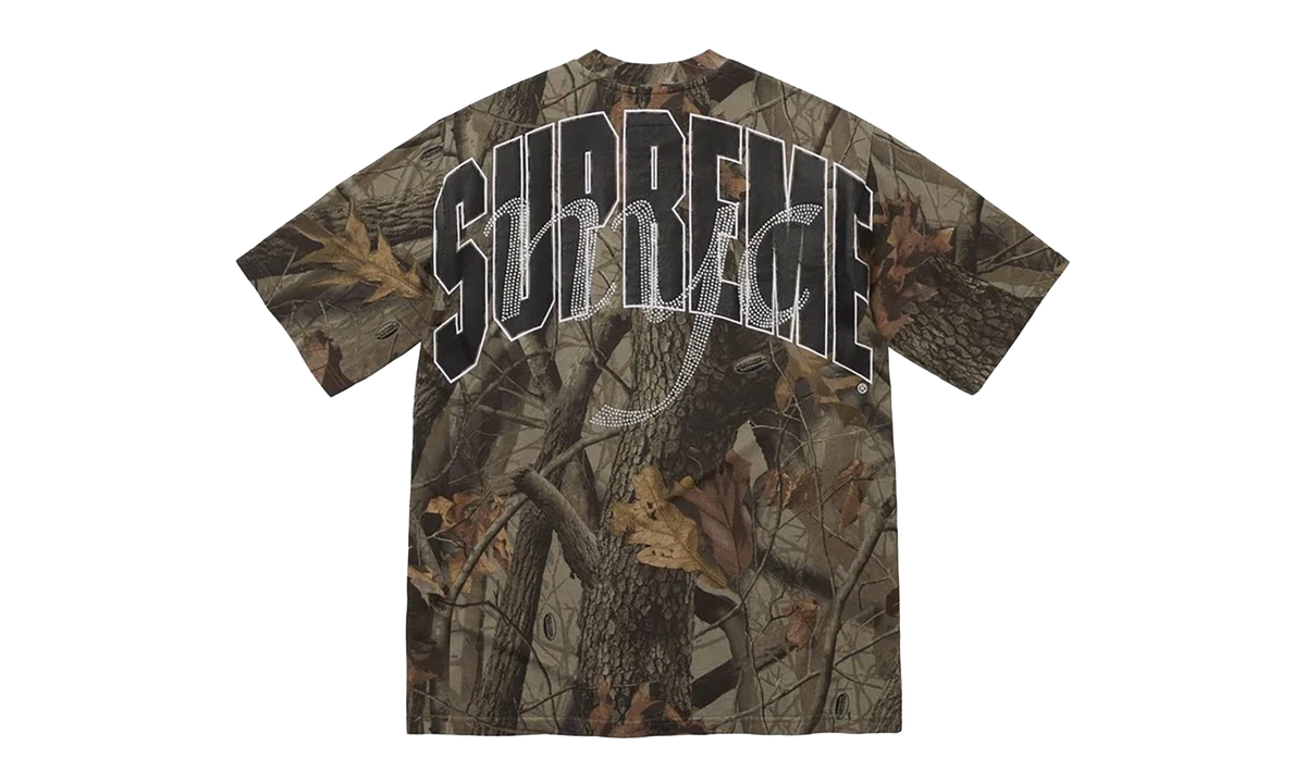 Rhinestone Script S/S Top "SS26 - Realtree Hardwoods Camo" SU27915
