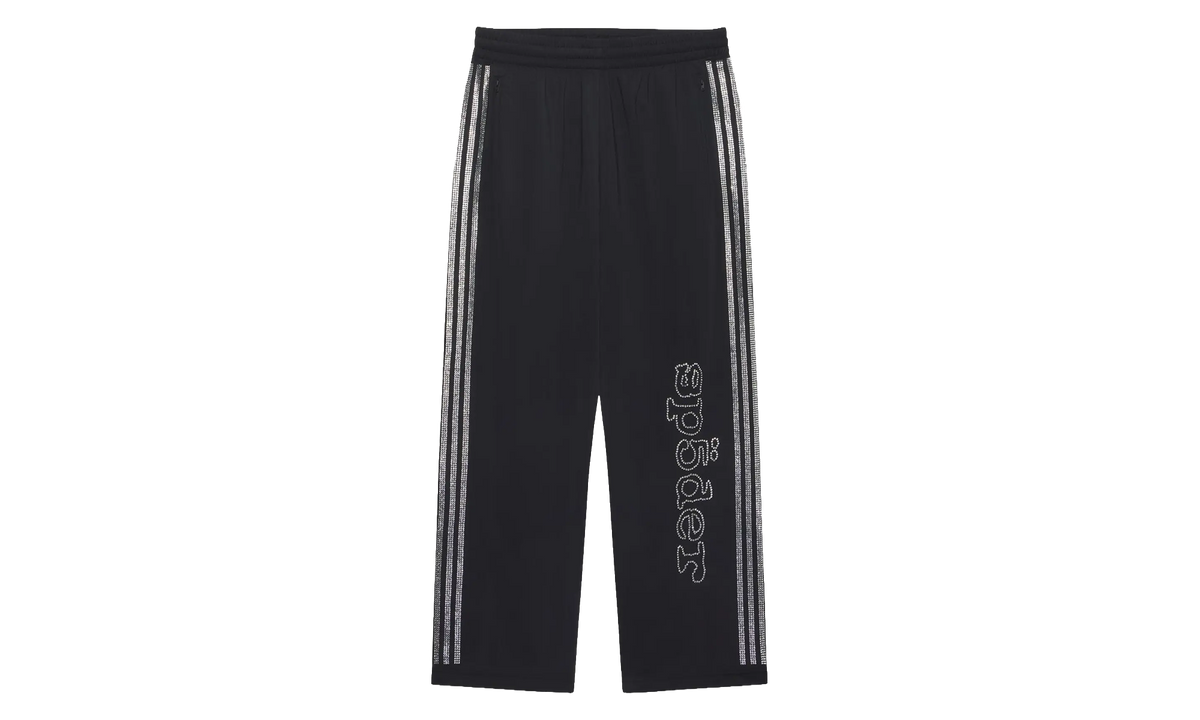 SP5DER Rhinestone Track Pant "Black" SP5der652