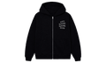 Rhinestone Zip Up Hoodie "Black" ASSCFW26HD09
