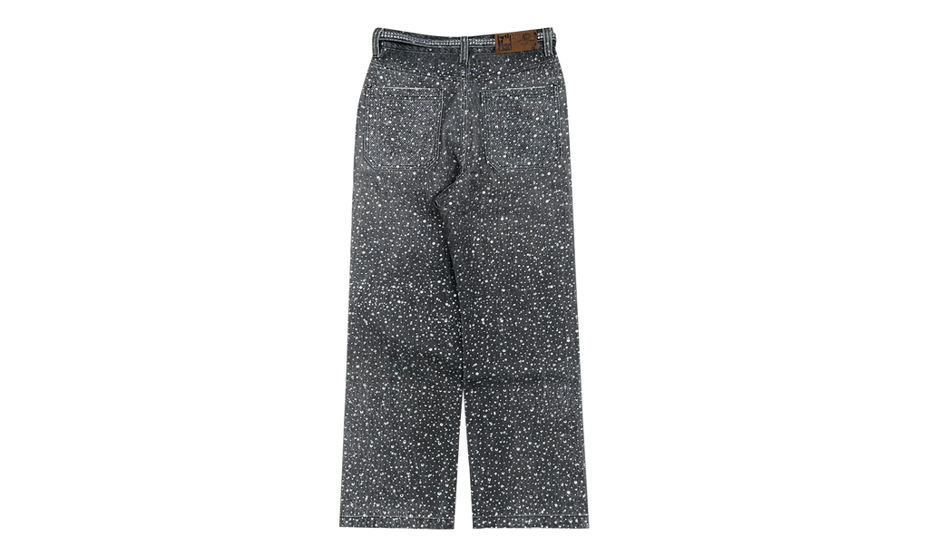 3D Printed Washed Swarovski Diamond Jean "Black" BC24SSPT06 BLAC