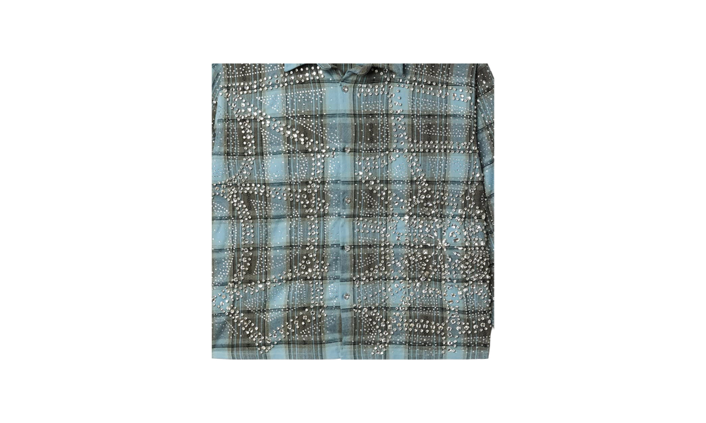 Jeweled Flannel "Ocean" RE19UO4M