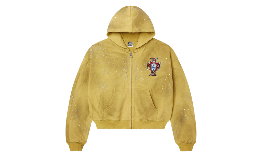 Sun Clustered Zip Up Hoodie "Yellow" VAL688