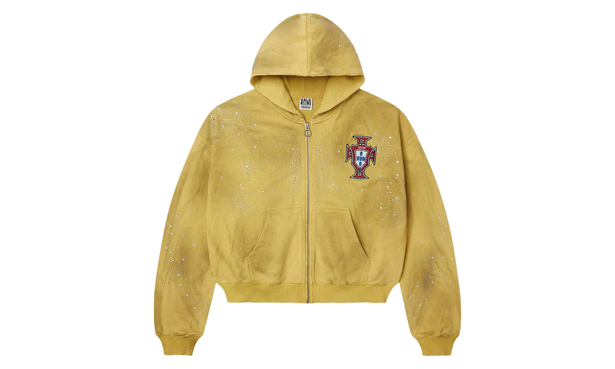 Sun Clustered Zip Up Hoodie "Yellow" VAL688