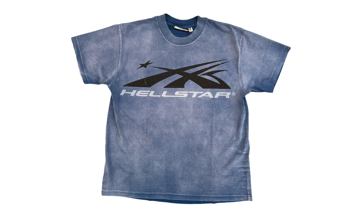 Classic Rhinestone Logo T-Shirt "Blue" HSR301