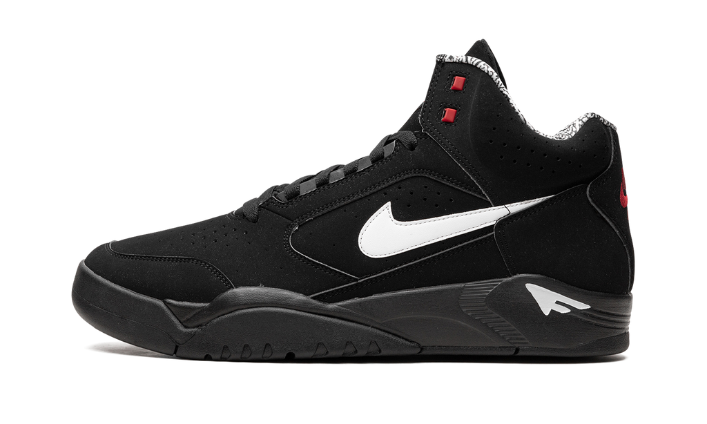 Air Flight Lite Mid "Black White Varsity Red" dq7687 003
