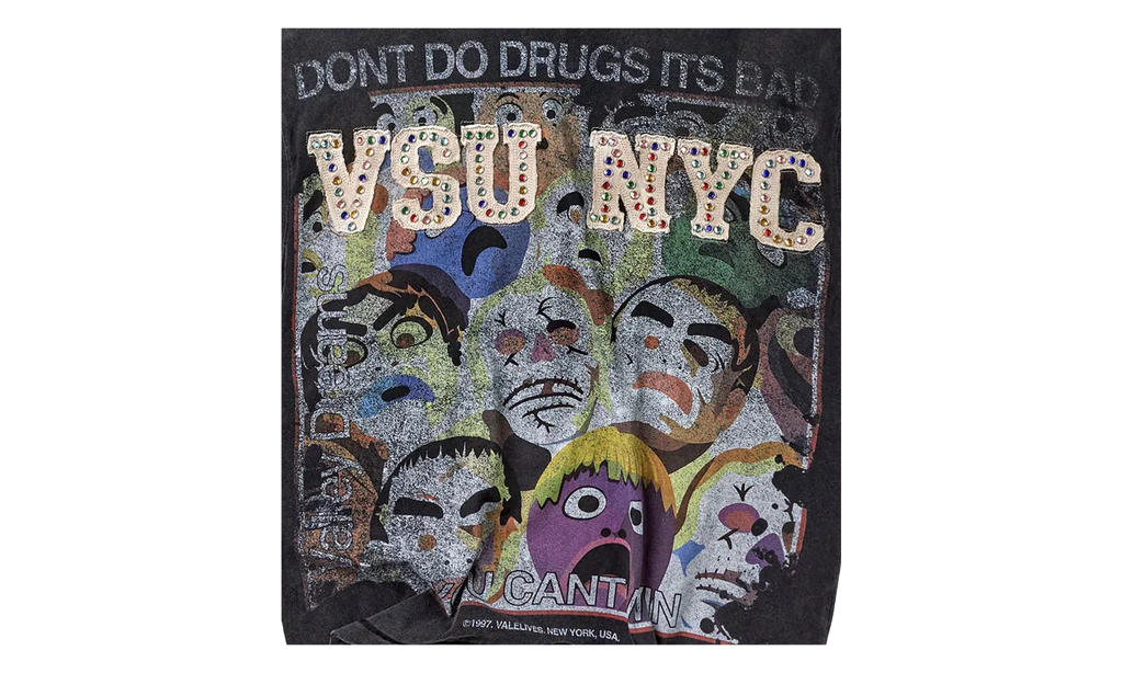 No Drugs Tank Top "Black" VAL362